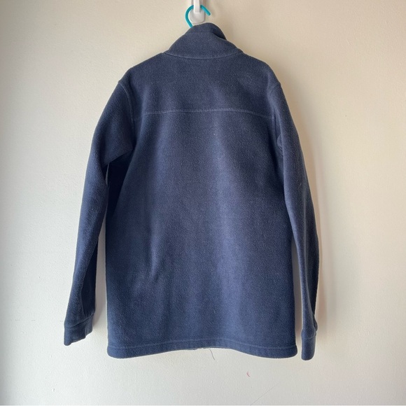 Columbia Kids Fleece Jacket Medium 10/12 Navy Blue Full Zip Warm Outdoor Fall - Picture 7 of 9